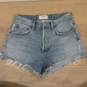 Worn once AGOLDE denim Shorts